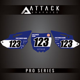 Attack Graphics Pro Series Restyle Number Plate Backgrounds