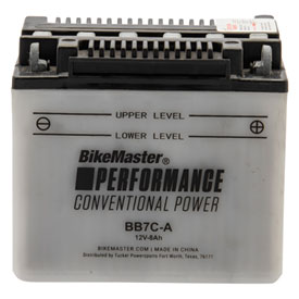 BikeMaster Performance Conventional Battery with Acid BB7CA