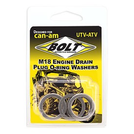 Bolt Can-Am Aluminum Drain Plug Washer Kit