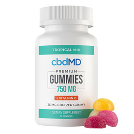 cbdMD CBD Gummies with Vitamin C  30 CT - 25 MG Each