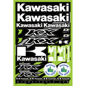 D’Cor Visuals Kawasaki KX Decal Sheet