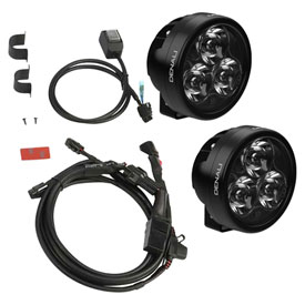Denali D3 LED Driving Light Kit with Premium Powersports Harness
