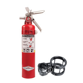 Dragonfire Racing Quick Release Fire Extinguisher Mount With Fire Extinguisher