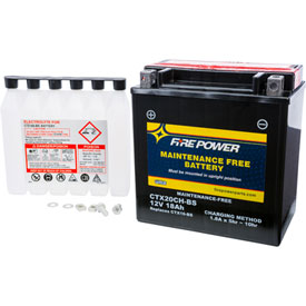 Fire Power Maintenance Free Battery with Acid CTX20CHBS