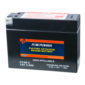 Fire Power Factory Activated Sealed Battery CT4B5