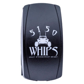 5150 Whips Waterproof Rocker Switch  White