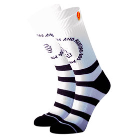 FMF Thumbs Up Socks Size 10-13 White