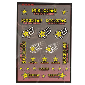 Fox Racing Rockstar Sticker Sheet