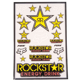 Fox Racing Rockstar Sticker Sheet