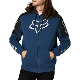 Fox Racing Paydirt Sasquatch Zip-Up Hooded Sweatshirt Large Dark Indigo