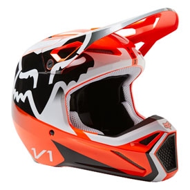 Fox Racing V1 Leed MIPS Helmet Medium Flo Orange