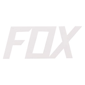 Fox Racing TDC Sticker 7" White