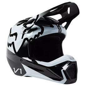 Fox Racing V1 Leed MIPS Helmet XX-Large Black/White