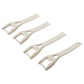 Fox Racing Comp 5K Youth Boot Replacement Strap Kit  White