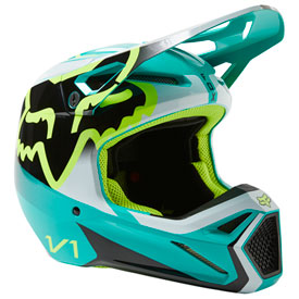 Fox Racing Youth V1 Leed MIPS Helmet Medium Teal