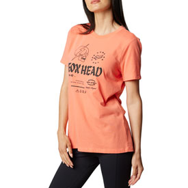 Fox Racing Women's Unlearned T-Shirt Medium Wild Cherry