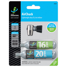 Genuine Innovations Threadless Air Chuck Pump with 2 CO2 Cartridges