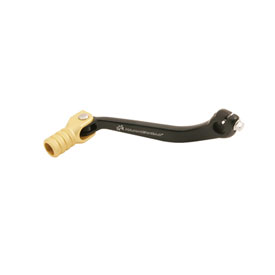 Hammerhead Forged Shift Lever with Knurled Tip Stock Gold