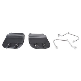 Honda Synthetic Leather Throw-Over Saddlebags With Supports