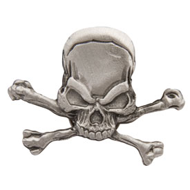 Hot Leathers Pirate Skull Pin