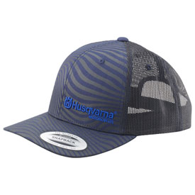 Husqvarna Railed Trucker Hat  Blue