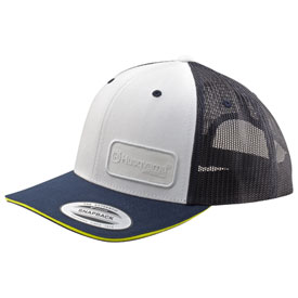 Husqvarna Remote Trucker Hat  White/Blue