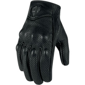 Icon Pursuit Touchscreen Perforated Motorcycle Gloves