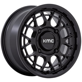 4/156 KMC Technic Wheel 15x7 5.0 + 2.0 Matte Black
