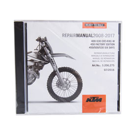 KTM OEM CD-ROM Repair Manual