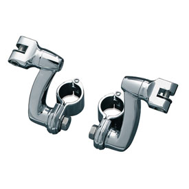 Kuryakyn Longhorn Offset Foot Peg Mounts with 1-1/4" Magnum Quick Clamps