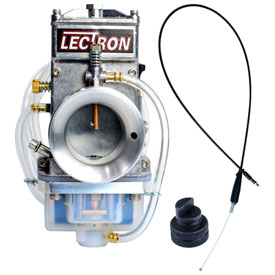 Lectron High Velocity Adjustable Power Jet Carburetor Kit with Xcelerator Metering Rod +3" Cable