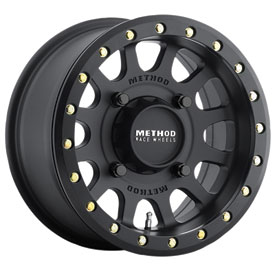 4/156 Method Race Wheels 401 Beadlock Wheel 14x7 4.0 + 3.0 Matte Black