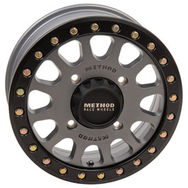 4/136 Method Race Wheels 401 Beadlock Wheel 15x7 5.0 + 2.0 Titanium