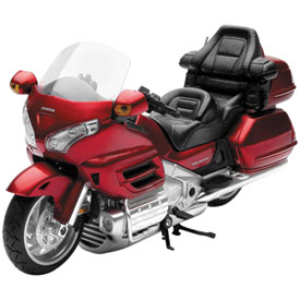 New Ray Die-Cast 2010 Honda Goldwing Motorcycle Toy Replica 1:12 Scale Burgundy