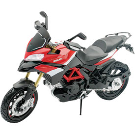 New Ray Die-Cast Ducati Multistrada 1200 Motorcycle Toy Replica 1:12 Scale Red