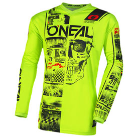O'Neal Racing Youth Element Attack Jersey 2023 X-Large Black/Neon
