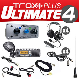PCI Race Radio Trax Plus Ultimate 4 Seat UTV Package with Mount Kit