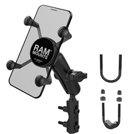 Ram Mounts Brake/Clutch Reservoir U-Bolt Mount w/Universal X-Grip Phone Holder