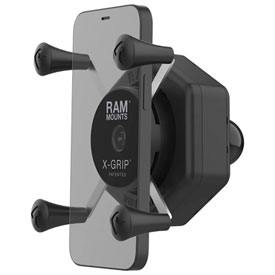 Ram Mounts X-Grip Phone Mount with Vibe-Safe & 1" Ball