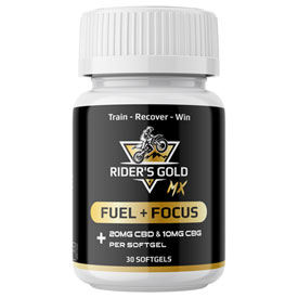 Rider's Gold MX Fuel + Focus Softgels