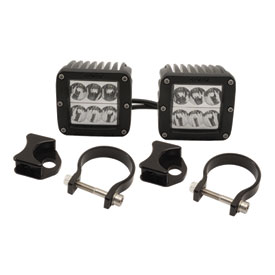 Rigid Industries Dually D2 LED Wide Beam Lights With Vertical Light Mounts