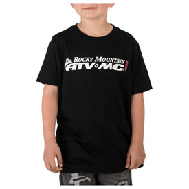 Rocky Mountain ATV/MC Youth Axis T-Shirt Large Black