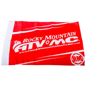 Rocky Mountain ATV/MC Lighted Whip Replacement Edge Logo Flag and O-Ring Kit