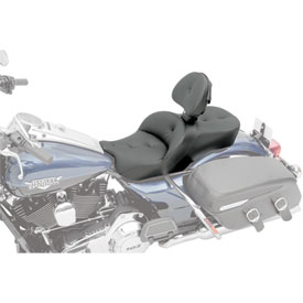 Saddlemen Road Sofa Low Profile Deluxe Touring Seat w/Driver Backrest