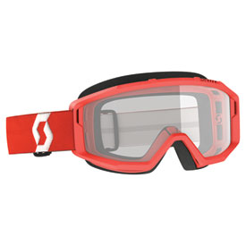Scott Primal Goggle 2023  Red Frame/Clear Lens