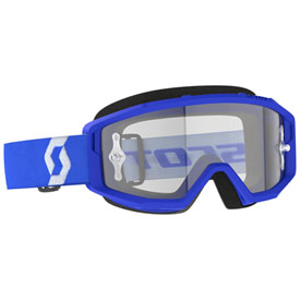 Scott Primal Goggle 2023  Blue-White Frame/Clear Lens