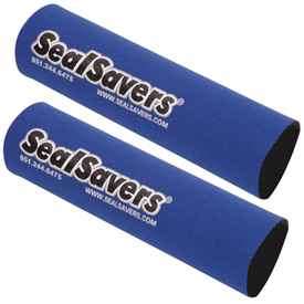 Seal Savers Fork Covers 32-35mm Fork Tube, Short Blue