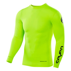 Seven Youth Zero Blade Compression Jersey Large Flo Yellow