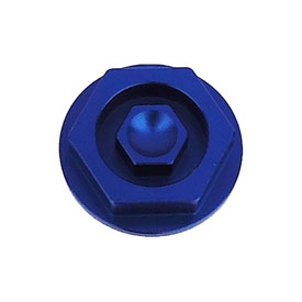 7602 Racing Front Axle Nut  Blue