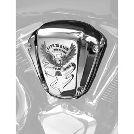 Show Chrome Accessories Free Spirit Air Cleaner Cover